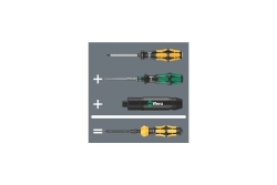 Wera Kraftform Kompakt 900 Set 1, Schlagschraubendr. 19-tlg