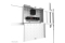 Neomounts BOS 65-110 1TFT weiß Max.125KG TÜV