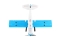 Amewi RC Flugzeug Maule M7 Brushles 510MM 4-Kanal 3D/6G Blau