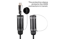LINDY HDMI Fibre Optic Hybridkabel, gepanzert 8K60Hz 30m