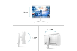 Philips 68,5cm (27,0) 27M2C5501 16:09 2xHDMI+DP Curved wh.