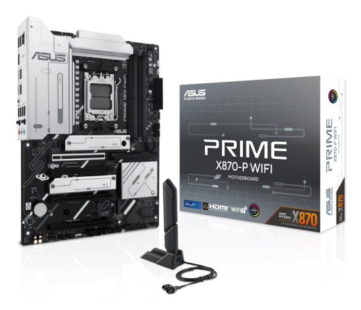 ASUS PRIME X870-P WIFI (AMD,AM5,DDR5,ATX)
