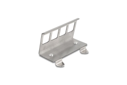 DELOCK Keystone Metall Halterung 4 Port für Hutschiene