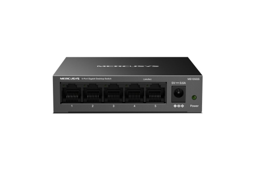 Mercusys Switch MS105GS 5-Port Gigabit Steel Case