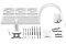 be quiet! WAK LIGHT LOOP 360mm White All-in-One Wasserkühlg.