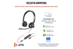 Poly Blackwire 3325 Stereo USB-C/A/3,5mm