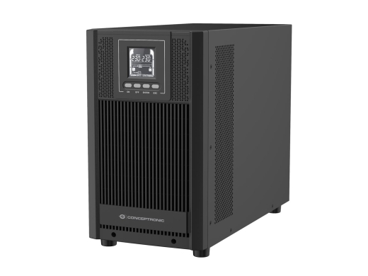 CONCEPTRONIC USV 3000VA/2700W/4xSchuko/USB/+ Online Tower sw