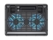 CONCEPTRONIC 2-Fan USB-A2.0 Laptop-Kühlpad 3Kg 15.6 sw