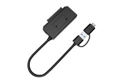 CONCEPTRONIC Adapter USB-A/-C3.0->SATA 22Pin St/Bu...
