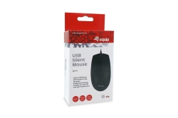 Equip Silent-Maus USB-A Stecker L+R 1.50m schwarz
