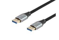Equip DisplayPort 2.1 Premium 16K/60Hz St/St 1.00m schwarz