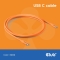 Club3D Lifestyle USB-C Kabel PD 240W,20Gbps 2m orangeSt/St retail