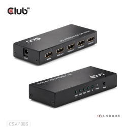 Club3D HDMI Splitter 1 Eingang -> 4 Ausgänge 4K120Hz UHD retail