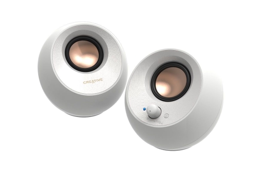 Creative Aktivbox Pebble V3 2.0,Bluetooth 5.0,USB Audio,weiß