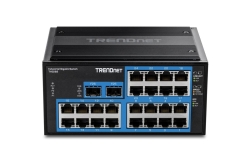 TRENDnet 26-Port Hardened Industrial Gigabit DIN-Rail Switch