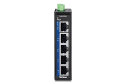 TRENDnet 5-Port Industrial Gigabit DIN-Rail Mini Switch