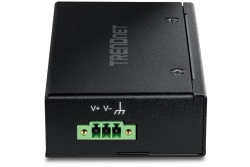 TRENDnet 5-Port Industrial Gigabit PoE+ DIN-Rail Mini Switch