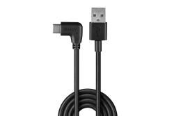 LINDY USB 2.0 Typ A an C Kabel, 90° gewinkelt 1m