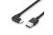 LINDY USB 2.0 Typ A an C Kabel, 90° gewinkelt 1m