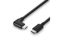 LINDY USB 2.0 Typ C Kabel, 90° gewinkelt 1m