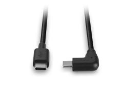 LINDY USB 2.0 Typ C Kabel, 90° gewinkelt 1m