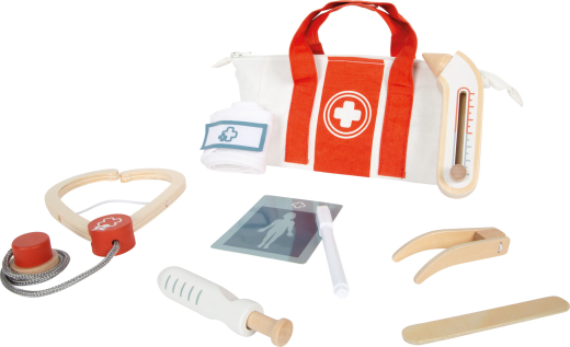 Arzttasche Spielset rot