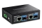 TRENDnet 2-Port Industrial SFP to Gigabit PoE++ Media Conv.