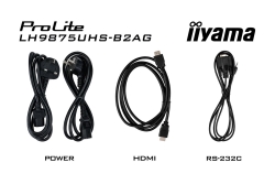 IIYAMA 247.7cm(97,5) LH9875UHS-B2AG 16:9 3xHDMI+DP+DVI 4K (Speditionsversand)