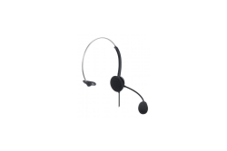 MANHATTAN USB Mono Headset Over-Ear USB-A-Stecker schwarz