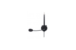 MANHATTAN USB Mono Headset Over-Ear USB-A-Stecker schwarz
