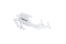 OPLITE Schalthebel- & Handbremshalter R8 white retail