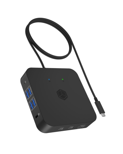 Dockingstation IcyBox USB-C -> USB3.2/HDMI/3,5/LAN/