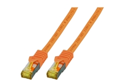 EFB RJ45 Patchkabel S/FTP Cat.6A LSZH Cat.7 Rohk. 1.50m oran