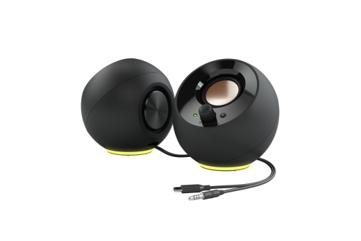 Creative Lautsprecher Pebble SE RGB Stereo, schwarz