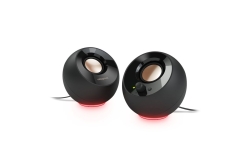 Creative Lautsprecher Pebble SE RGB Stereo, schwarz
