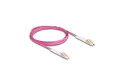 DELOCK LWL Kabel LC Duplex zu LC Duplex Multimode OM4 2 m