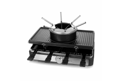 Emerio Raclettegrill,8 Pfannen antihaft Thermostat