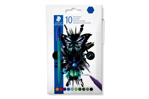 STAEDTLER Fasermaler cool & cute 10er-Set im Kartonetui retail
