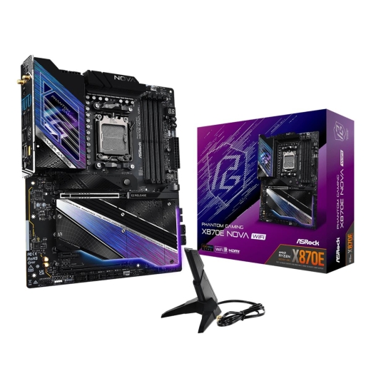 ASRock X870E Nova WiFi AM5 ATX HDMI/USB-C DDR5 retail