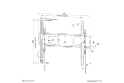 Neomounts WAH 43-98 1TFT 1Gelenk schw. Max. 125kg