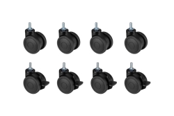 OPLITE Feststellbare Lenkrollen für GTR S8/S8 Elite black retail