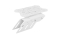 OPLITE Halter für Simracing & Flightsim Zubehör white retail