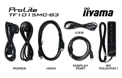 IIYAMA 25.7cm (10,1) TF1015MC-B3 16:10 M-Touch HDMI+DP+USB