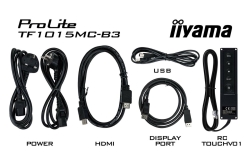 IIYAMA 25.7cm (10,1) TF1015MC-B3 16:10 M-Touch HDMI+DP+USB