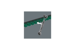 Wera 9630 Magnetleiste 6000 Joker 1 Maul-Ringratschen-Satz