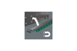 Wera 9630 Magnetleiste 6000 Joker 1 Maul-Ringratschen-Satz