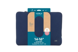 Mobilis Skin Sleeve 14-16 - Navy Blue and Grey