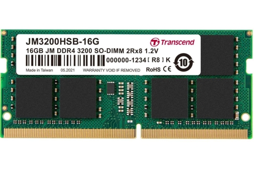 SO DDR4 16GB PC 3200 CL22 Transcend JetRam, JM3200HSB-16G