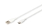 DIGITUS USB 2.0 Kabel Typ C -A Silikon St/St 2m weiß