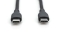 DIGITUS USB 2.0 Kabel Typ C -C Silikon St/St 0,5m schwarz